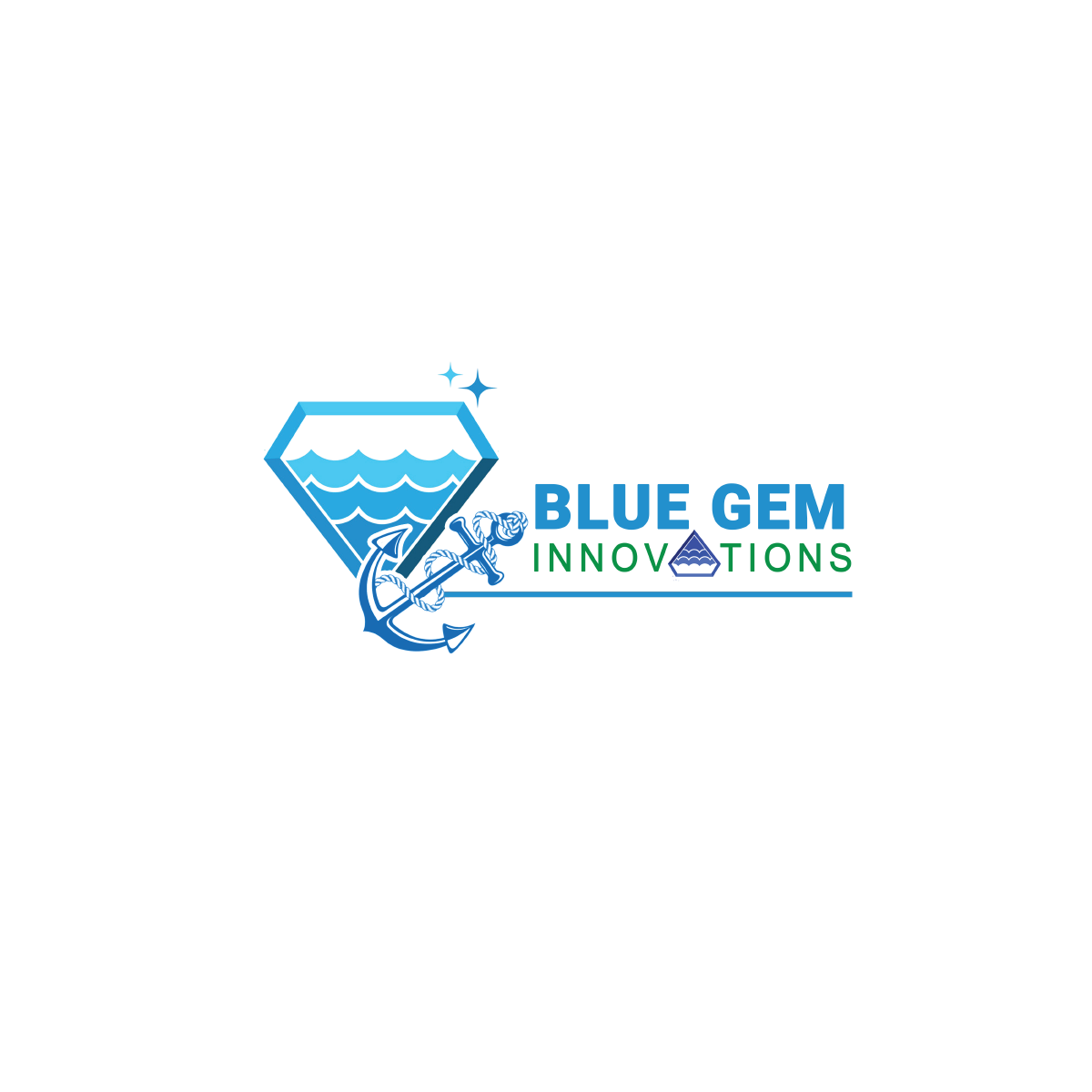 Blue Gem Full Colour Logo - PNG
